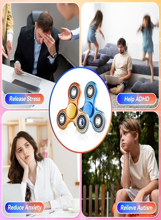 جيجيلي مجموعة من قطعتين من ألعاب فيدجيت سبينر للبالغين، ألعاب فيدجيت سبينر حسية للأطفال من 8 إلى 12 عامًا المصابين باضطراب فرط الحركة ونقص الانتباه والتوحد، ألعاب لتخفيف القلق، هدايا لحفلات أعياد الميلاد وعيد الحب للأطفال، جوائز صفية - Image 5